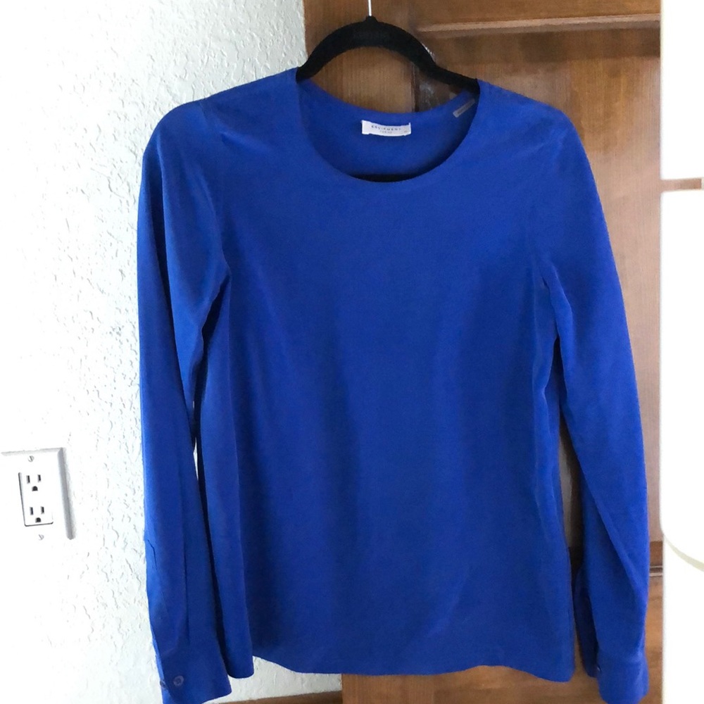 Equipment silk blouse xs